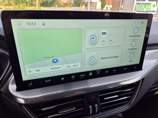 Ford Kuga Titanium 243PS PHEV Automatik schwenkb. AHK Sitzheizung v+h Lenkradheizung Frontscheibe beheizb. Klimaautomatik Navi SYNC4 Apple CarPlay Android Auto Touchscreen PDC 4xKamera 2xKeyless 17"LM vollelektr. Reichweite 66KM 