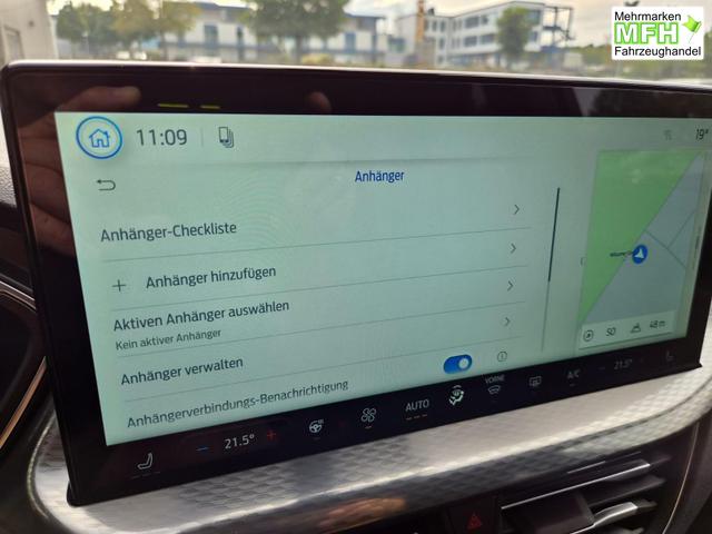 Ford Kuga Titanium 243PS PHEV Automatik schwenkb. AHK Sitzheizung v+h Lenkradheizung Frontscheibe beheizb. Klimaautomatik Navi SYNC4 Apple CarPlay Android Auto Touchscreen PDC 4xKamera 2xKeyless 17"LM vollelektr. Reichweite 66KM 