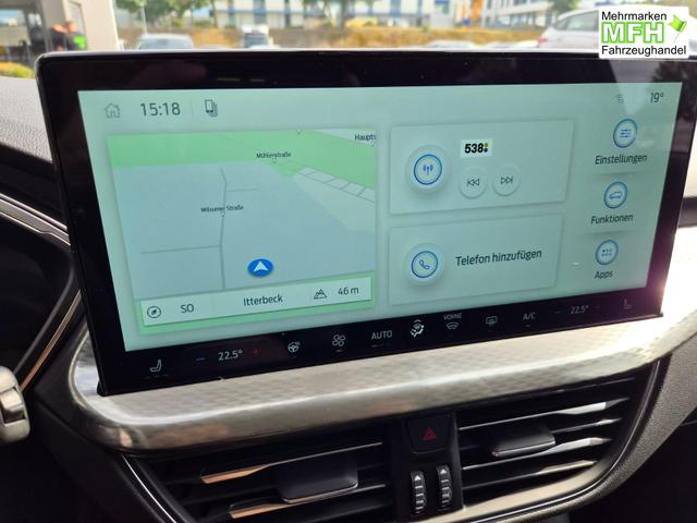 Ford Kuga Titanium 243PS PHEV Automatik Sitzheizung v+h Lenkradheizung Frontscheibe beheizb. Klimaautomatik Navi SYNC4 Apple CarPlay Android Auto Touchscreen PDC 4xKamera 2xKeyless 17"LM vollelektr. Reichweite 66KM 