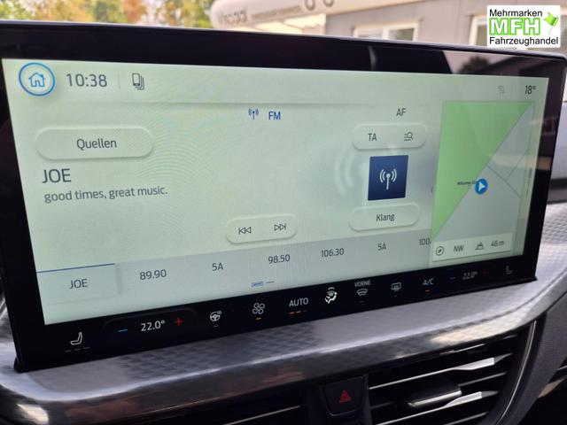Ford Kuga Titanium 243PS PHEV Automatik Sitzheizung v+h Lenkradheizung Frontscheibe beheizb. Klimaautomatik Navi SYNC4 Apple CarPlay Android Auto Touchscreen PDC 4xKamera 2xKeyless 17"LM vollelektr. Reichweite 66KM 
