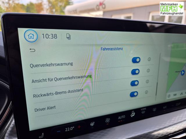 Ford Kuga Titanium 243PS PHEV Automatik Sitzheizung v+h Lenkradheizung Frontscheibe beheizb. Klimaautomatik Navi SYNC4 Apple CarPlay Android Auto Touchscreen PDC 4xKamera 2xKeyless 17"LM vollelektr. Reichweite 66KM 