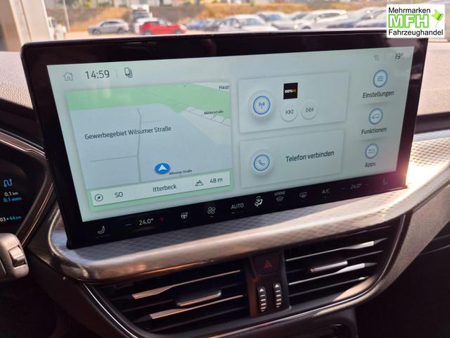 Ford Kuga Titanium 243PS PHEV Automatik Sitzheizung v+h Lenkradheizung Frontscheibe beheizb. Klimaautomatik Navi SYNC4 Apple CarPlay Android Auto Touchscreen PDC 4xKamera 2xKeyless 17"LM vollelektr. Reichweite 66KM 