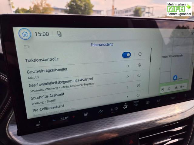 Ford Kuga Titanium 243PS PHEV Automatik Sitzheizung v+h Lenkradheizung Frontscheibe beheizb. Klimaautomatik Navi SYNC4 Apple CarPlay Android Auto Touchscreen PDC 4xKamera 2xKeyless 17"LM vollelektr. Reichweite 66KM 