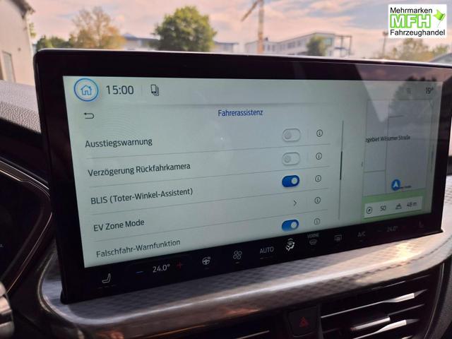 Ford Kuga Titanium 243PS PHEV Automatik Sitzheizung v+h Lenkradheizung Frontscheibe beheizb. Klimaautomatik Navi SYNC4 Apple CarPlay Android Auto Touchscreen PDC 4xKamera 2xKeyless 17"LM vollelektr. Reichweite 66KM 
