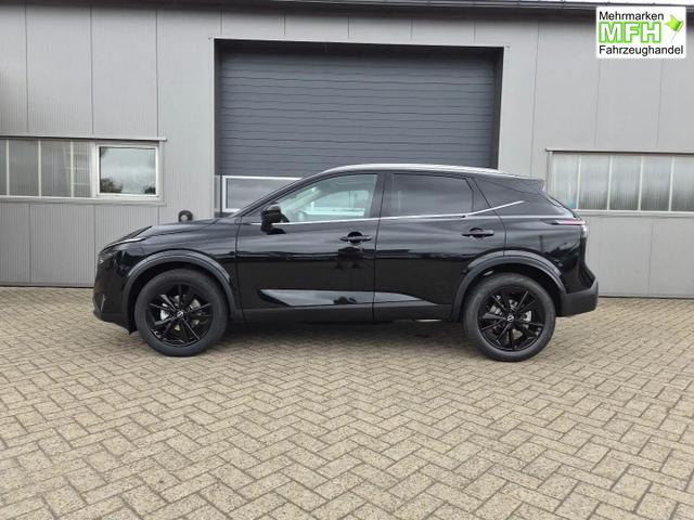 Nissan Qashqai 1.3 DIG-T MHEV 158 PS X-Tronic Tekna Voll-Leder Klimaautomatik PanoGlasdach Sitzheizung Lenkradheizung Navi Head-Up Display elektr. Heckklappe ACC PDC v+h 360&deg;Kamera DAB Bluetooth Touchscreen Apple CarPlay Android Auto 19"LM 