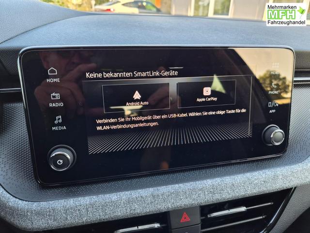 Skoda Kamiq 1.5 TSI 150PS DSG Selection AHK Klimaautomatik Sitzheizung R&uuml;ckf.Kamera PDC Apple CarPlay + Android Auto Tempomat Garantieverl&auml;ngerung 16"LM 