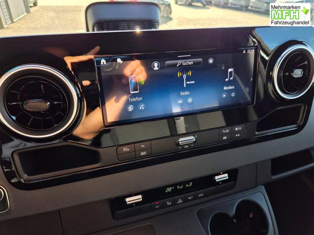 Mercedes-Benz Sprinter 317 Pro L2H2 2.0 CDi 170PS Automatik 3,5t 3-Sitzer Klimaautomatik Bluetooth DAB Apple CarPlay Android Auto PDC v+h R&uuml;ckf.Kamera Tempomat Ganzj.Reifen 