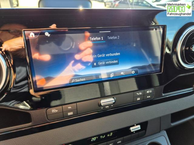 Mercedes-Benz Sprinter 317 Pro L2H2 2.0 CDi 170PS Automatik 3,5t 3-Sitzer Klimaautomatik Bluetooth DAB Apple CarPlay Android Auto PDC v+h R&uuml;ckf.Kamera Tempomat Ganzj.Reifen 
