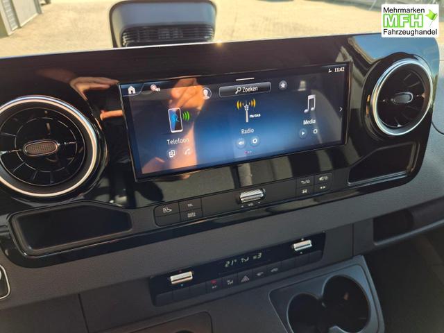 Mercedes-Benz Sprinter 317 Pro L2H2 2.0 CDi 170PS Automatik 3,5t 3-Sitzer Klimaautomatik Bluetooth DAB Apple CarPlay Android Auto PDC v+h R&uuml;ckf.Kamera Tempomat Ganzj.Reifen 