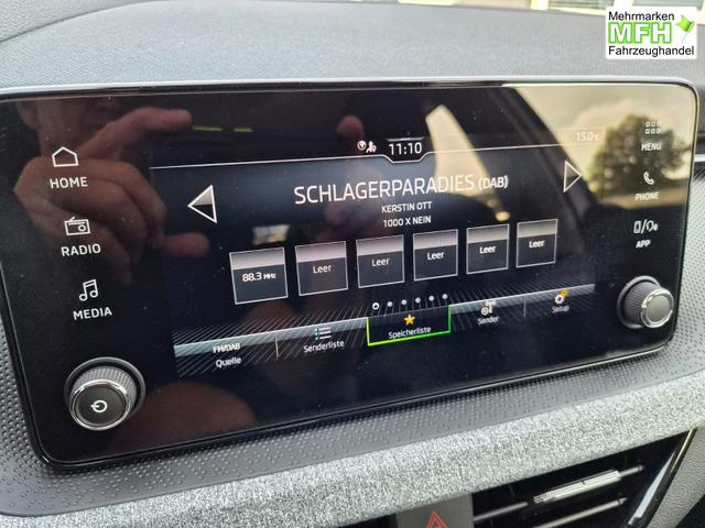 Skoda Scala 1.0 TSI 115PS DSG Selection Klimaautomatik Sitzheizung PDC R&uuml;ckf.Kamera Apple CarPlay Android Auto 