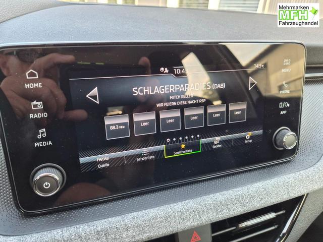 Skoda Scala 1.0 TSI 115PS DSG Selection Klimaautomatik Sitzheizung PDC R&uuml;ckf.Kamera Apple CarPlay Android Auto 
