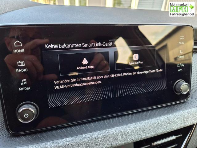 Skoda Scala 1.0 TSI 115PS DSG Selection Klimaautomatik Sitzheizung PDC R&uuml;ckf.Kamera Apple CarPlay Android Auto 