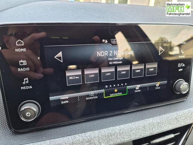 Skoda Scala 1.0 TSI 115PS DSG Selection Klimaautomatik Sitzheizung PDC R&uuml;ckf.Kamera Apple CarPlay Android Auto 