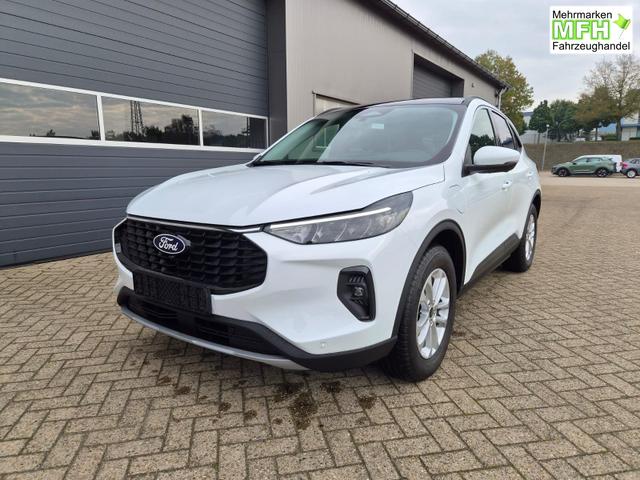 Ford Kuga Titanium 243PS PHEV Automatik schwenkb. AHK elektr. PanoDach Sitzheizung v+h Lenkradheizung Frontscheibe beheizb. Klimaautomatik Navi SYNC4 Apple CarPlay Android Auto Touchscreen PDC 4xKamera 2xKeyless 17"LM vollelektr. Reichweite 66KM 