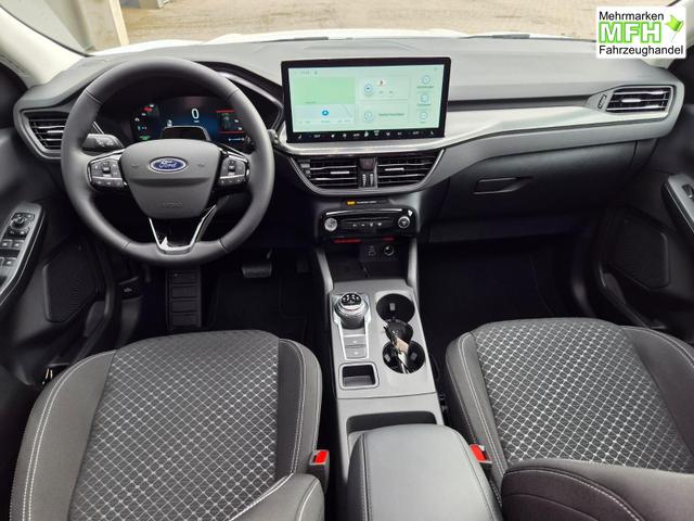 Ford Kuga Titanium 243PS PHEV Automatik schwenkb. AHK elektr. PanoDach Sitzheizung v+h Lenkradheizung Frontscheibe beheizb. Klimaautomatik Navi SYNC4 Apple CarPlay Android Auto Touchscreen PDC 4xKamera 2xKeyless 17"LM vollelektr. Reichweite 66KM 