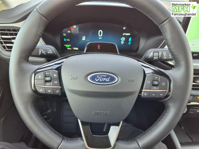 Ford Kuga Titanium 243PS PHEV Automatik schwenkb. AHK Sitzheizung v+h Lenkradheizung Frontscheibe beheizb. Klimaautomatik Navi SYNC4 Apple CarPlay Android Auto Touchscreen PDC 4xKamera 2xKeyless 17"LM vollelektr. Reichweite 66KM 