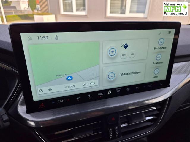 Ford Kuga Titanium 243PS PHEV Automatik schwenkb. AHK Sitzheizung v+h Lenkradheizung Frontscheibe beheizb. Klimaautomatik Navi SYNC4 Apple CarPlay Android Auto Touchscreen PDC 4xKamera 2xKeyless 17"LM vollelektr. Reichweite 66KM 