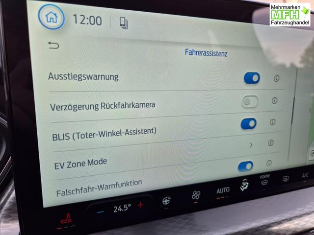 Ford Kuga Titanium 243PS PHEV Automatik schwenkb. AHK Sitzheizung v+h Lenkradheizung Frontscheibe beheizb. Klimaautomatik Navi SYNC4 Apple CarPlay Android Auto Touchscreen PDC 4xKamera 2xKeyless 17"LM vollelektr. Reichweite 66KM 