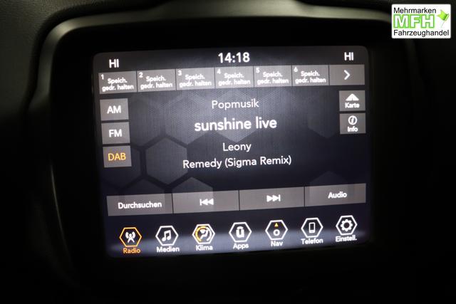 Jeep Renegade 1.5 T4 DCT7 e-Hybrid Limited 1469 96 kW435 Blue Shade 020 Stoff Schwarz