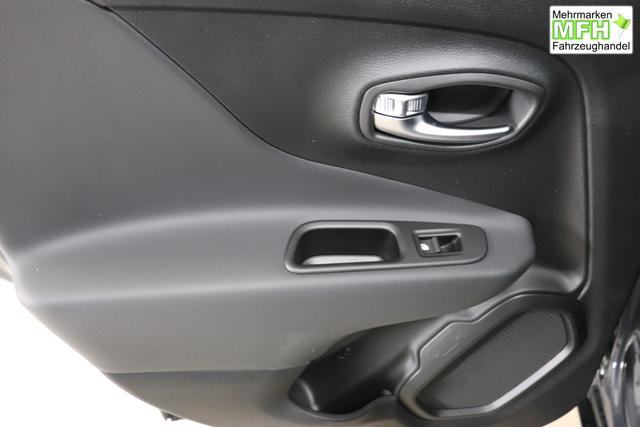 Jeep Renegade 1.5 T4 DCT7 e-Hybrid Longitude 1469 96 kW679 Graphite Grau 015 Stoff Schwarz "5DT Graphite Grau Business-Paket Longitude: Uconnect Smartouch 8.4 mit 8,4""-Touchscreen, Navigationssystem, Bluetooth, AUX-IN-und USB sowie DAB, Apple CarPlay&Android Auto und LIVE Services, Fahrersitz mit elektr. Lordosenst&uuml;tze 2-fach verstellbar"