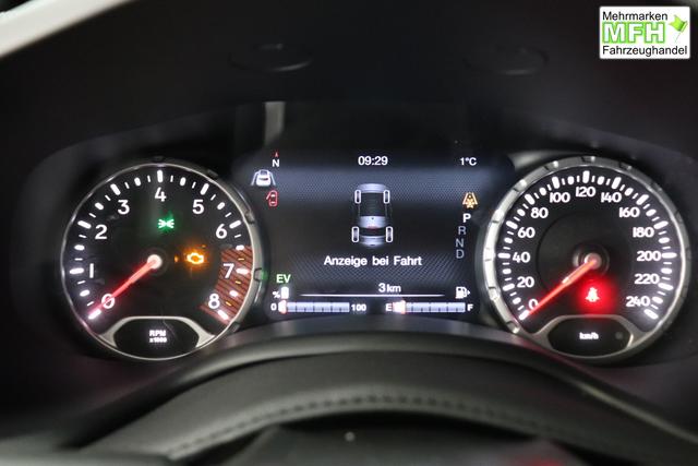 Jeep Renegade 1.5 T4 DCT7 e-Hybrid Limited 1469 96 kW296 Alpine White 020 Stoff Schwarz "Navigationssystem 7KS Winter-Paket UGM Uconnect Smartouch 8.4 mit 8,4""-Touchscreen, Navigationssystem, Bluetooth, AUX-IN-und USB sowie DAB, Apple CarPlay&Android Auto und LIVE Services 070 Seitenscheiben hinten und Heckscheibe verdunkelt Alpine White"