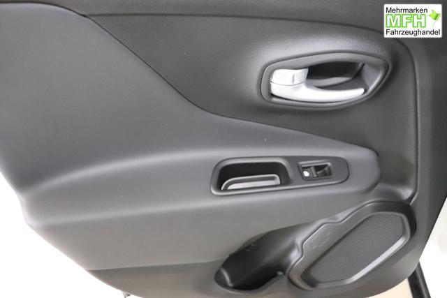 Jeep Renegade 1.5 T4 DCT7 e-Hybrid Limited 1469 96 kW296 Alpine White 020 Stoff Schwarz "Navigationssystem 7KS Winter-Paket UGM Uconnect Smartouch 8.4 mit 8,4""-Touchscreen, Navigationssystem, Bluetooth, AUX-IN-und USB sowie DAB, Apple CarPlay&Android Auto und LIVE Services 070 Seitenscheiben hinten und Heckscheibe verdunkelt Alpine White"