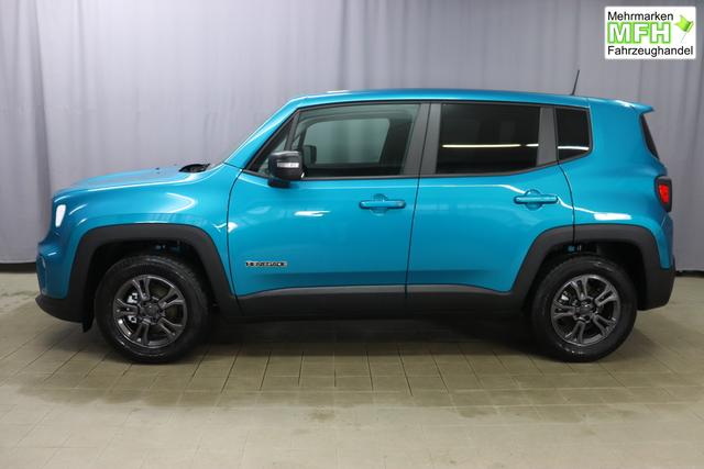 Jeep Renegade 1.6 Multijet 16V Longitude Diesel 1598 96 kW470 Bikini Metallic Stoff schwarz "8F6 Reifen-Reparatur-Set (Kit Fix&Go) Business-Paket Longitude 070 Stark abgedunkelte Heckscheibe und Seitenscheiben hinten Bikini Metallic", Beispielbilder, ggf. teilweise mit Sonderausstattung