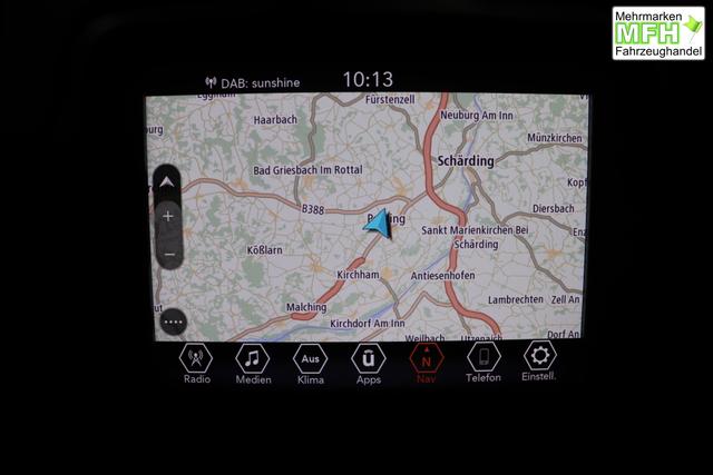 Jeep Renegade 1.0 T3 GSE Limited 999 88 kW470 Bikini Metallic 020 Stoff schwarz "2T2 Funktions-Paket CommandView&reg; Panorama-Glasschiebedach 2Y7 Business-Paket 7KS Winter-Paket 61Q Bikini Metallic", Beispielbilder, ggf. teilweise mit Sonderausstattung