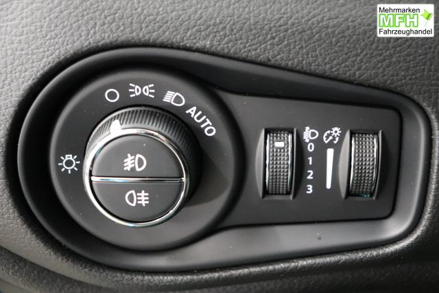 Jeep Renegade 1.0 T3 GSE Limited 999 88 kW470 Bikini Metallic 020 Stoff schwarz "2T2 Funktions-Paket CommandView&reg; Panorama-Glasschiebedach 2Y7 Business-Paket 7KS Winter-Paket 61Q Bikini Metallic", Beispielbilder, ggf. teilweise mit Sonderausstattung