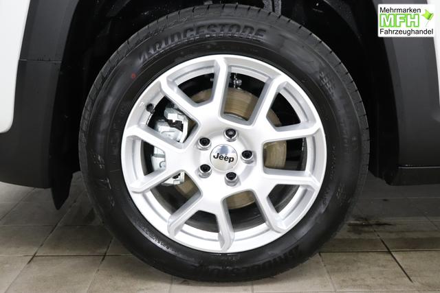 Jeep Renegade 1.5 T4 DCT7 e-Hybrid Limited 1469 96 kW296 Alpine White 020 Stoff Schwarz "7KS Winter-Paket 070 Seitenscheiben hinten und Heckscheibe verdunkelt 5CA Alpine White"