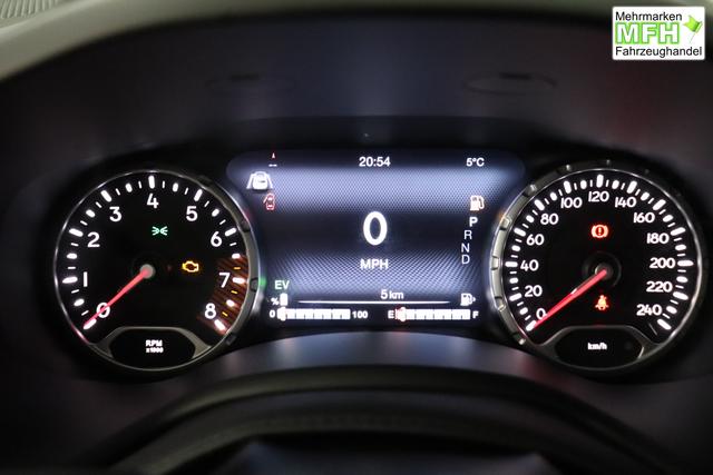 Jeep Renegade 1.5 T4 DCT7 e-Hybrid Limited 1469 96 kW296 Alpine White 020 Stoff Schwarz "7KS Winter-Paket 070 Seitenscheiben hinten und Heckscheibe verdunkelt 5CA Alpine White"