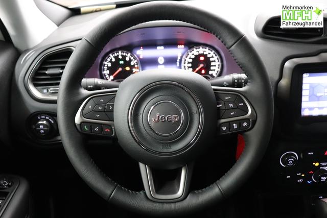 Jeep Renegade 1.5 T4 DCT7 e-Hybrid Limited 1469 96 kW296 Alpine White 020 Stoff Schwarz "7KS Winter-Paket 070 Seitenscheiben hinten und Heckscheibe verdunkelt 5CA Alpine White"