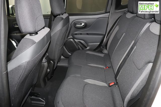 Jeep Renegade 1.5 T4 DCT7 e-Hybrid Limited 1469 96 kW296 Alpine White 020 Stoff Schwarz "7KS Winter-Paket 070 Seitenscheiben hinten und Heckscheibe verdunkelt 5CA Alpine White"