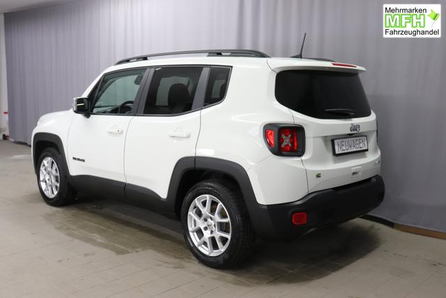 Jeep Renegade 1.5 T4 DCT7 e-Hybrid Limited 1469 96 kW296 Alpine White 020 Stoff Schwarz "7KS Winter-Paket 070 Seitenscheiben hinten und Heckscheibe verdunkelt 5CA Alpine White"