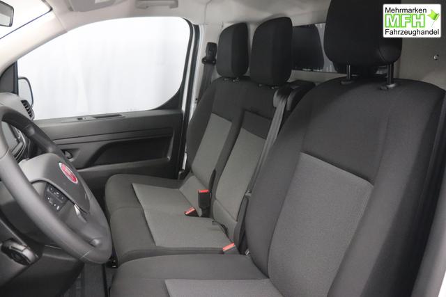 Scudo Scudo Kastenwagen L3 2.0 145 MT6 Kastenwagen549 - WEISS 969 - Standard Sitze "2QC Multifunktionale Beifahrersitzbank ""Eat and Work"" 3OM verst&auml;rktes LED Licht im Laderaum 7ET Komforttrennwand Verglast Mit Kleiderhaken A04 Paket ""Assist"" A06 Paket ""Worksite"" CKD Holzboden Laderaum 9mm Mit Antirutschbeschichtung, Inkl. Sei"