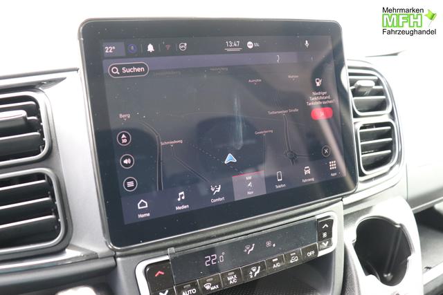 Ducato series 9 Maxi 35 L4H2 Kawa verblecht 180 MJT Euro-6D-Final AT Kastenwagen 549 - Ducato Wei&szlig; 076 - Sitzbezug Schwarz mit Ducato-Logo auf Kopfst&uuml;tze "199 Stahltrennwand mit Fenster 2PP Paket Assist 316 R&uuml;ckfahrkamera 4YR Dead Lock Zentralverriegelung und Diebstahlwarnanlage 502 Beifahrerairbag F&uuml;r Beifahrerdoppelsitz 5M6, 5W3 Paket ""Techno NAV"" 5Z4 Paket ""Worksite Maxi Kastenwagen"" 619 Heckfl&uuml;gelt&uuml;ren mit bis zu 260&deg; &Ouml;ffnung 640 Komfortfahrersitz: hydraulisch gefedert mit Mittelarmlehne 835 Ablagefach im Dach 878 Radvollblenden 8RS Sitzbezug Schwarz mit Ducato-Logo auf Kopfst&uuml;tze"