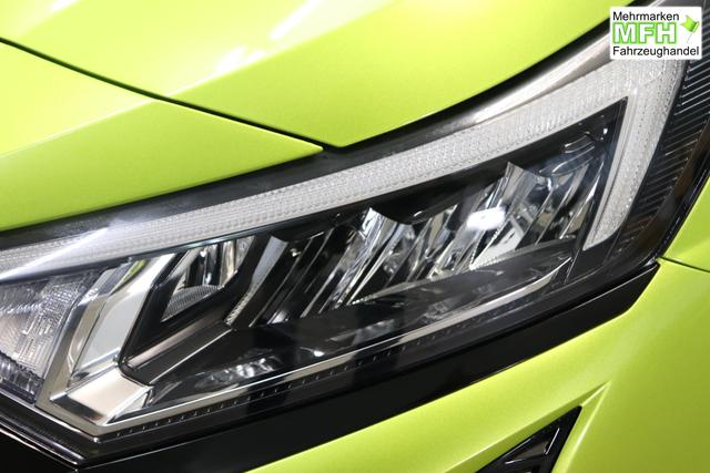 i20 (BC3) Trend Line 1.0 T-GDi 74kW Lucid Lime Metallic Sitzpolsterung in Stoff Schwarz PA4 Infotainment-Paket