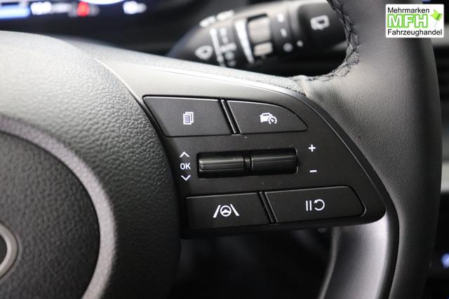 i20 (BC3) Trend Line 1.0 T-GDi 74kW Lucid Lime Metallic Sitzpolsterung in Stoff Schwarz PA4 Infotainment-Paket