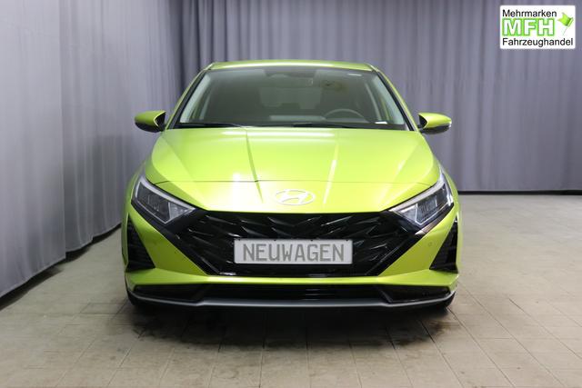 i20 (BC3) Trend Line 1.0 T-GDi 74kW Lucid Lime Metallic Sitzpolsterung in Stoff Schwarz PA4 Infotainment-Paket