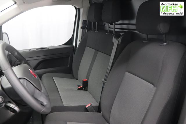 Fiat Scudo L3 2.0 145PS MT 549 - WEISS 969 - Standard Sitze "980 vollwertiges Ersatzrad 9A1 Pack Visibility Schweibenwischer mit Regensensor Elektrische und beheizbare Au&szlig;enspiegel, anklappbar Nebelscheinwerfer Serie: 516 Heckfl&uuml;gelt&uuml;ren 450 H&ouml;henverstellbarer Fahrersitz 056 Berganfahrhilfe 149 Trennwand ohne Fenster 025 Klimaanlage"