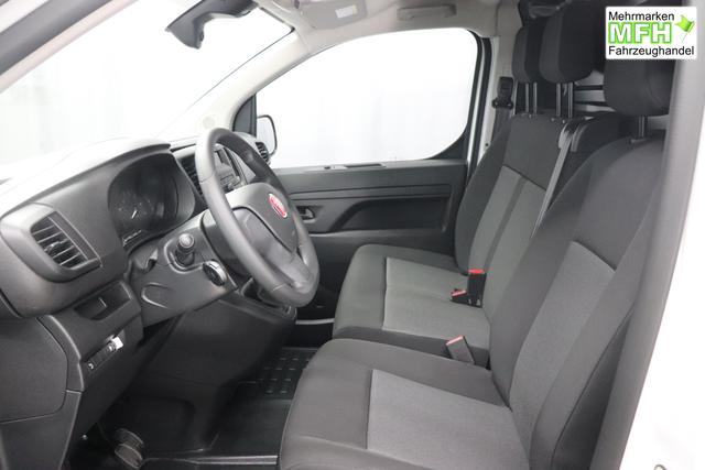 Fiat Scudo L3 2.0 145PS MT 549 - WEISS 969 - Standard Sitze "980 vollwertiges Ersatzrad 9A1 Pack Visibility Schweibenwischer mit Regensensor Elektrische und beheizbare Au&szlig;enspiegel, anklappbar Nebelscheinwerfer Serie: 516 Heckfl&uuml;gelt&uuml;ren 450 H&ouml;henverstellbarer Fahrersitz 056 Berganfahrhilfe 149 Trennwand ohne Fenster 025 Klimaanlage"