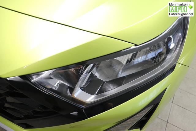 Hyundai i20 Family 1.0 T-GDI 73 kW (100 PS) Navigationssystem, Klimaautomatik, Sitzheizung, Lenkradheizung, Radio mit DAB, Apple CarPlay & Android Auto, Rückfahrkamera, Einparkhilfe hinten, Lichtsensor, Spurassistent, Fernlichtassistent, Verkehrszeichenassistent uvm. 