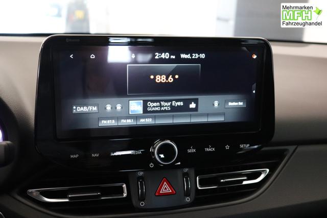 Hyundai i30 N Line 1.5 TGDi 117 kW (160 PS) Navigationssystem, DAB, Bluetooth, Android Auto, Apple CarPlay, 2-Zonen-Klimaautomatik, R&uuml;ckfahrkamera, Sitzheizung, Lenkradheizung, 18" Leichtmetallfelgen, uvm. 