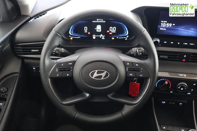 Hyundai i20 (BC3) GO 1.2 MPI b5bg1 MY2025 Dragon Red, Beispielbilder, ggf. teilweise mit Sonderausstattung