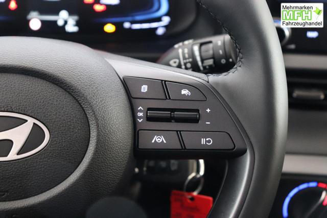 Hyundai i20 (BC3) GO 1.2 MPI b5bg1 MY2025 Dragon Red, Beispielbilder, ggf. teilweise mit Sonderausstattung