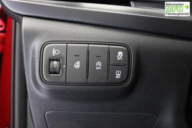 Hyundai i20 (BC3) GO 1.2 MPI b5bg1 MY2025 Dragon Red, Beispielbilder, ggf. teilweise mit Sonderausstattung