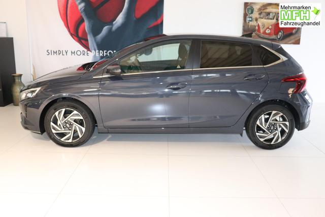 Hyundai i20 (BC3) GO Plus 1.2 MPI Navi b5bu1 MY2025 Aurora Grey, Beispielbilder, ggf. teilweise mit Sonderausstattung