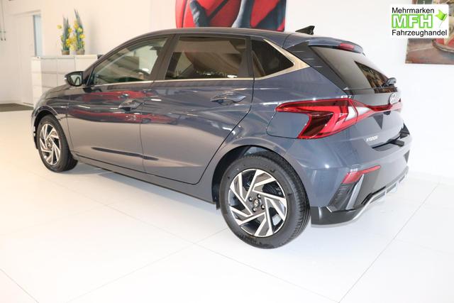 Hyundai i20 (BC3) GO Plus 1.2 MPI Navi b5bu1 MY2025 Aurora Grey, Beispielbilder, ggf. teilweise mit Sonderausstattung