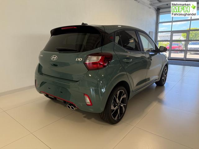 Hyundai i10 N Line Mangrove Green
