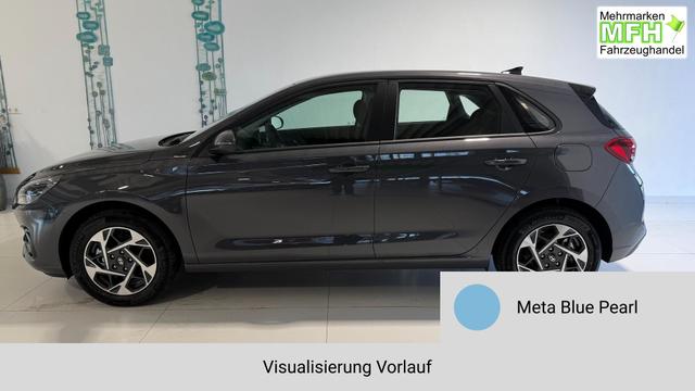 i30 Meta Blue Vorlauf, Beispielbilder, ggf. teilweise mit Sonderausstattung